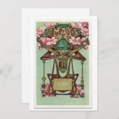 Nouveau May Gemini zodiac Geburtstag Einladung (Vorne/Hinten)