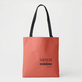 NOUVEAU MINIMO Minimalistisch Personalisiert Orang Tasche