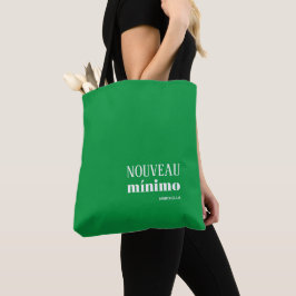 NOUVEAU MINIMO Moderne Personalisierte Kelly Green Tasche