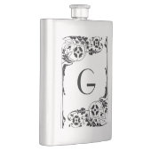 Nouveau Monogramm Flachmann (Rechts)