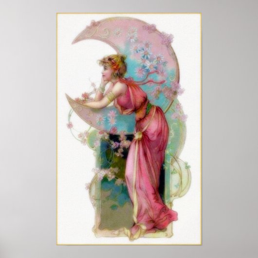 Nouveau Moon Poster (Vorne)