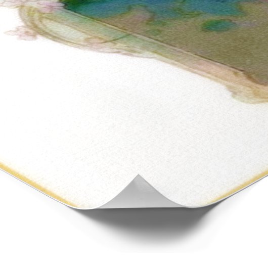 Nouveau Moon Poster (Ecke)