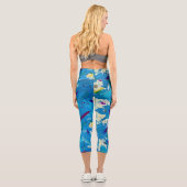 Nouveau Moon-Stract Capri Leggings (Rückseite)
