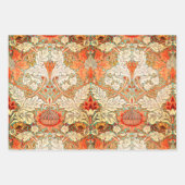 Nouveau Paisley Daisy Sampler Geschenkpapier Set (Vorderseite)