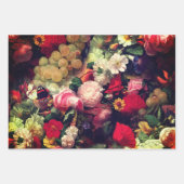 Nouveau Paisley Floral Sampler Geschenkpapier Set (Vorderseite 3)