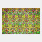 Nouveau Paisley Floral Sampler Geschenkpapier Set (Vorderseite 2)