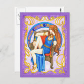 Nouveau Postkarte (Vorne/Hinten)