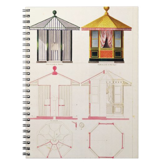 Nouveau Recueil de Menuiserie und de Decorations Notizblock (Vorderseite)