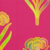 Nouveau Riche Blooms Magenta Tapete (Naht)