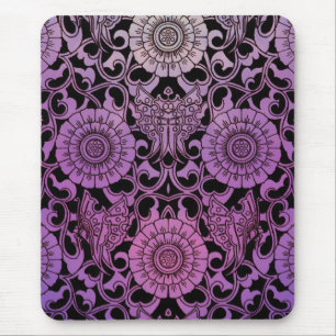 NOUVEAU SCHMETTERLINGE: PINKFARBENER FLUG MOUSEPAD