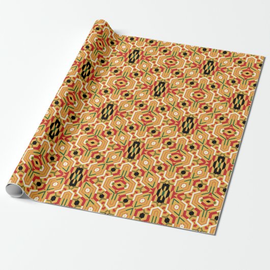 Nouveaux Kente Print Geschenkpapier (Ungerollt)