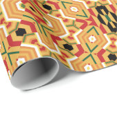 Nouveaux Kente Print Geschenkpapier (Rolleneckpunkt)