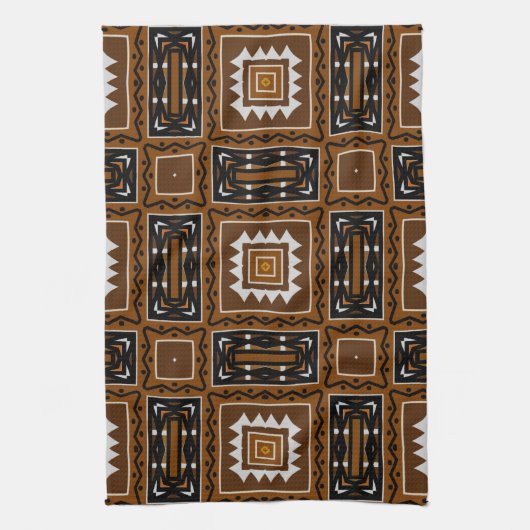 Nouveaux Uhuru Ethnic Pattern Küchentücher (Vertikal)