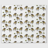 Nouvelle Buckskin Isländisch Horse Weihnachten Geschenkpapier (Flach)