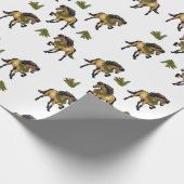 Nouvelle Buckskin Isländisch Horse Weihnachten Geschenkpapier (Ecke)