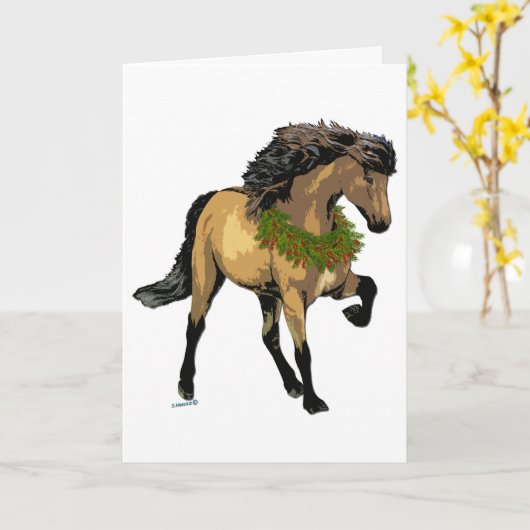 Nouvelle Christmas Karte (Gelbe Blume)