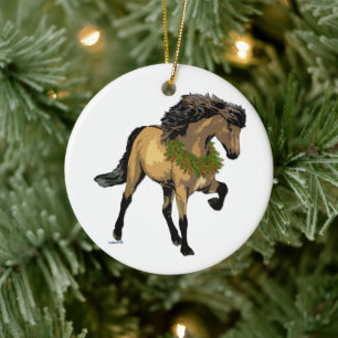 Nouvelle Christmas Keramik Ornament