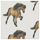 Nouvelle-Mode-Isländer-Pferd Stoff (Nahaufnahme)