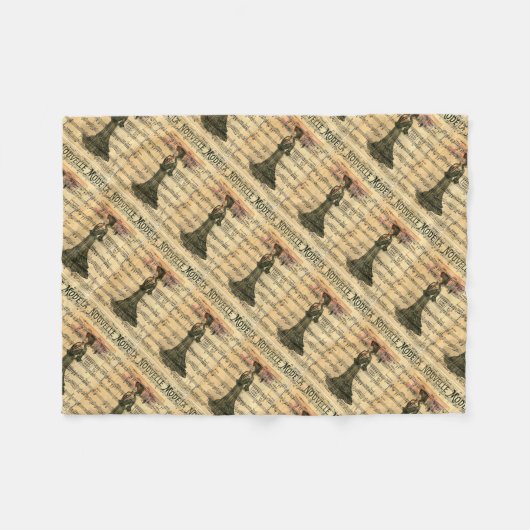 Nouvelle Mode Woman Fleecedecke (Vorderseite (Horizontal))