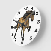 Nouvelle Vogue Runde Wanduhr (Winkel)