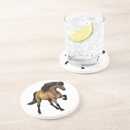 Nouvelle Vogue Sandstein Untersetzer (Seite)