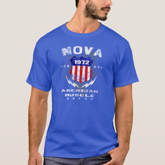Nova-amerikanischer Muskel 1972 v3 T-Shirt (Vorderseite)