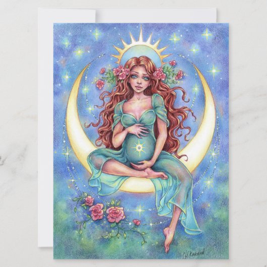 Nova Art Card New Baby Moon Mother (Vorderseite)