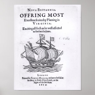 Nova Britannia. Die besten Früchte anbieten Poster