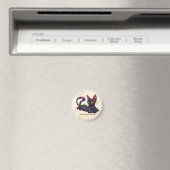 Nova Cat Adventures – Ägyptisch inspirierte schwar Magnet (In Situ (Geschirrspüler))