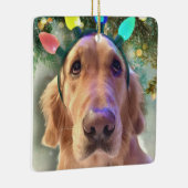 Nova Die goldene Retriever - Weihnachtsbeleuchtung Keramikornament (Rechts)