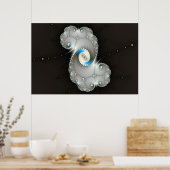 Nova - Fraktal Poster (Küche)