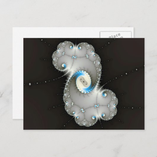 Nova - Fraktal Postkarte (Vorne/Hinten)