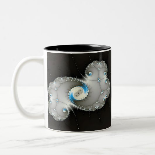 Nova - Fraktal-Tasse Zweifarbige Tasse (Links)