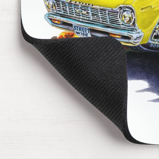 Nova-gelbes Auto 1962-65 Mousepad (Ecke)