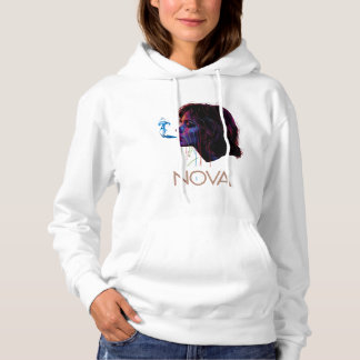 Nova Glow Gemalte Stille Hoodie