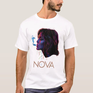 Nova Glow Gemalte Stille T-Shirt