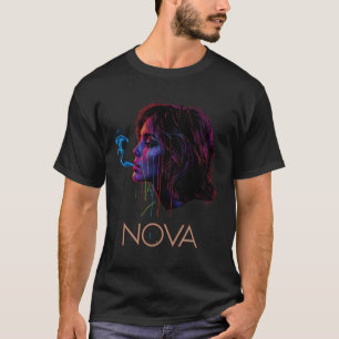 Nova Glow Gemalte Stille T-Shirt