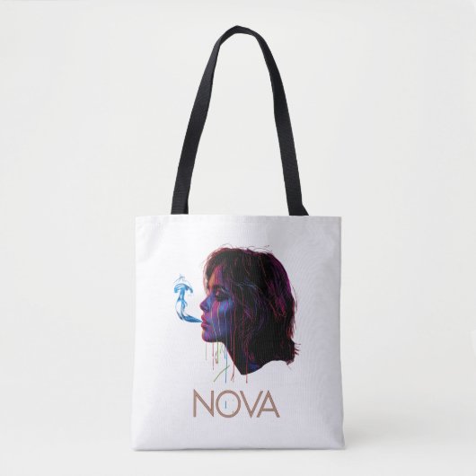 Nova Glow Gemalte Stille Tasche (Vorderseite)
