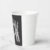 NOVA Halloween Skeleton Heart Hands Baby Dusche Pappbecher (Links)