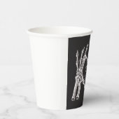 NOVA Halloween Skeleton Heart Hands Baby Dusche Pappbecher (Rechts)