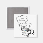 Nova hasst diesen Typ - Magnet (Vorderseite/Rückseite)