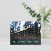 Nova Hut Berg Spokane Staat Park Postkarte (Stehend Vorderseite)