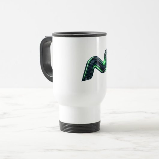Nova Logo-Tasse Reisebecher (Vorderseite Links)
