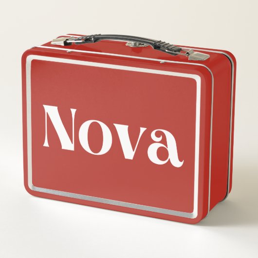 Nova Metall Brotdose (Rückseite)