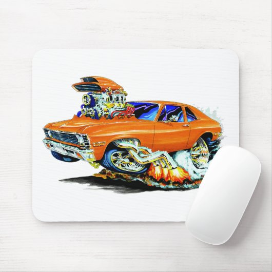 Nova-Orangen-Auto 1971-74 Mousepad (Mit Mouse)