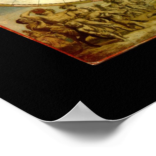 NOVA ORBIS TABULA IN LUCEM EDITA 1662 POSTER (Ecke)