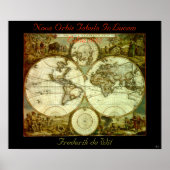NOVA ORBIS TABULA IN LUCEM EDITA 1662 POSTER (Vorne)