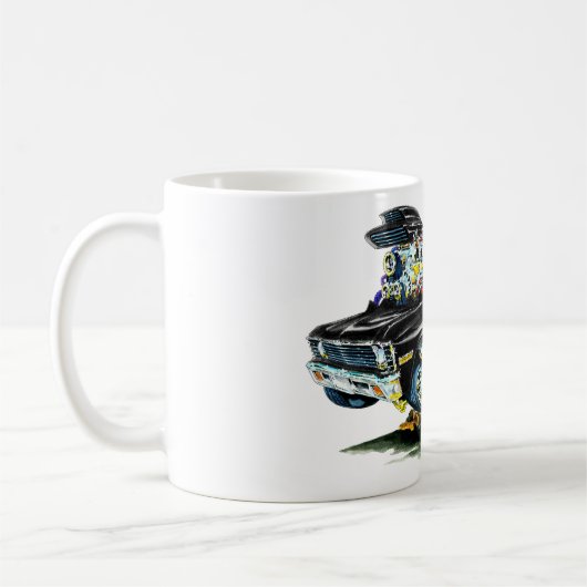 Nova-schwarzes Auto 1971-74 Kaffeetasse (Links)