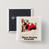 Nova Scotia canada Button (Vorne & Hinten)