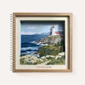 Nova Scotia Canada Paper Collage Diorama Notizblock (Vorderseite)